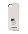 Karl Lagerfeld KLHCI8HNCHTCP iPhone 7/8/ SE 2020 / SE 2022 pink/pink hardcase Ikonik Choupette