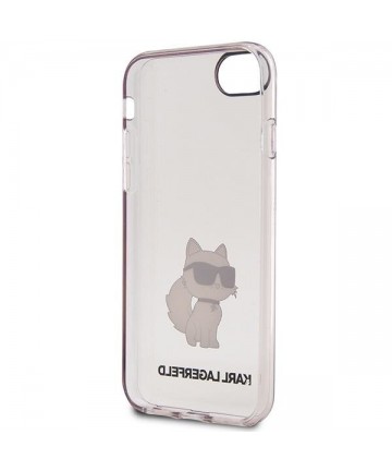 Karl Lagerfeld KLHCI8HNCHTCP iPhone 7/8/ SE 2020 / SE 2022 pink/pink hardcase Ikonik Choupette