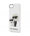 Karl Lagerfeld KLHCI8HNKCTGT iPhone 7/8/ SE 2020 / SE 2022 transparent hardcase Gliter Karl&Choupette