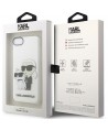 Karl Lagerfeld KLHCI8HNKCTGT iPhone 7/8/ SE 2020 / SE 2022 transparent hardcase Gliter Karl&Choupette