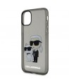 Karl Lagerfeld KLHCN61HNKCTGK iPhone 11 / Xr 6.1" black/black hardcase Gliter Karl&Choupette