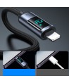 Joyroom Prism Series A16 Lightning / USB-A Cable 2.4A 1.2m with LED Display - Black