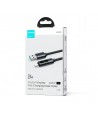 Joyroom Prism Series A16 Lightning / USB-A Cable 2.4A 1.2m with LED Display - Black