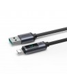 Joyroom Prism Series A16 Lightning / USB-A Cable 2.4A 1.2m with LED Display - Black