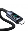 Joyroom Prism Series A16 Lightning / USB-A Cable 2.4A 1.2m with LED Display - Black