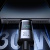 Joyroom S-A16 Pro Prism Series 30W USB-C - Lightning Cable with Display 1.2m - Black