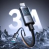 Joyroom S-A16 Pro Prism Series 3A USB-A - Lightning Cable with Display 1.2m - Black