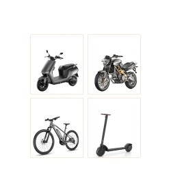Joyroom JR-ZS431 phone holder for bike, motorcycle, scooter - black