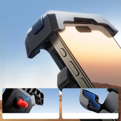 Joyroom JR-ZS428 shockproof handlebar holder for motorcycle, bike, scooter - black