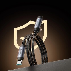 Joyroom S-A56 EnjoyX Series 90° USB-C - Lightning cable 30W 1.2m - black