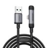 Joyroom S-A56 EnjoyX Series 90° USB-A - Lightning 3A cable 1.2m - black