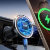 Joyroom JR-ZS502 MagSafe Compatible Car Holder with Wireless Charger for Air Vent/Dashboard - Black