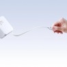 Joyroom JR-TCL06 67W GaN Wall Charger with Built-in Retractable USB-C Cable - White
