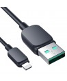 Joyroom Multi-Color Series A14 Lightning /USB-A 2.4A 1.2 m Cable - Black
