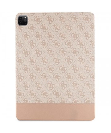 Guess 4G Stripe Allover case for iPad Pro 12.9" - pink