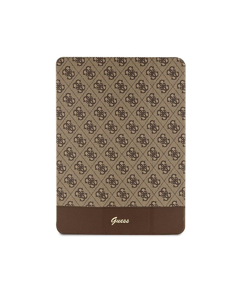 Guess 4G Stripe Allover case for iPad Pro 12.9" - brown