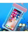 Waterproof case for phones up to 6.7" for the pool, beach, kayak, seaside - black