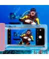 Waterproof case for phones up to 6.7" for the pool, beach, kayak, seaside - black