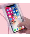 Waterproof case for phones up to 6.7" for the pool, beach, kayak, seaside - black