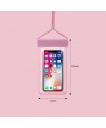 Waterproof case for phones up to 6.7" for the pool, beach, kayak, seaside - black