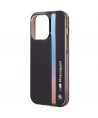 Case BMW BMHCP14L22HVGV iPhone 14 Pro 6.1" black/black IML Tricolor Stripe