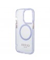 Guess GUHMP14LHTCMU iPhone 14 Pro 6.1" purple/purple hard case Gold Outline Translucent MagSafe