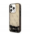 Guess GUHCP14LLC4PSGK iPhone 14 Pro 6.1" black/black hardcase Liquid Glitter 4G Transculent