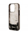 Guess GUHCP14LLC4PSGK iPhone 14 Pro 6.1" black/black hardcase Liquid Glitter 4G Transculent