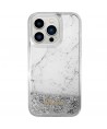 Guess GUHCP14LLCSGSGH iPhone 14 Pro 6.1" white/white hardcase Liquid Glitter Marble