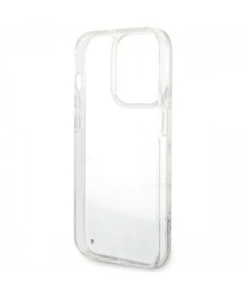Guess GUHCP14LLCSGSGH iPhone 14 Pro 6.1" white/white hardcase Liquid Glitter Marble