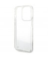 Guess GUHCP14LLCSGSGH iPhone 14 Pro 6.1" white/white hardcase Liquid Glitter Marble