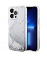 Guess GUHCP14XLCSGSGH iPhone 14 Pro Max 6.7" white/white hardcase Liquid Glitter Marble