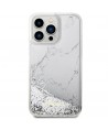 Guess GUHCP14XLCSGSGH iPhone 14 Pro Max 6.7" white/white hardcase Liquid Glitter Marble