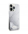 Guess GUHCP14XLCSGSGH iPhone 14 Pro Max 6.7" white/white hardcase Liquid Glitter Marble