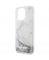 Guess GUHCP14XLCSGSGH iPhone 14 Pro Max 6.7" white/white hardcase Liquid Glitter Marble