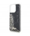 Guess GUHCP14XLCSGSGK iPhone 14 Pro Max 6.7" black/black hardcase Liquid Glitter Marble