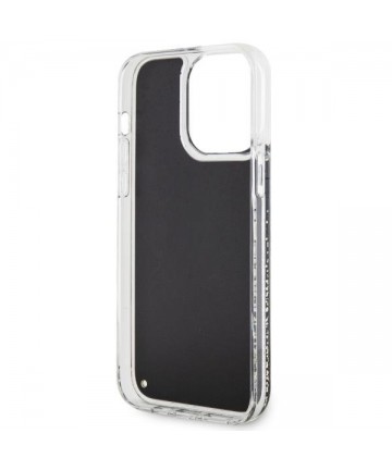 Guess GUHCP14XLCSGSGK iPhone 14 Pro Max 6.7" black/black hardcase Liquid Glitter Marble
