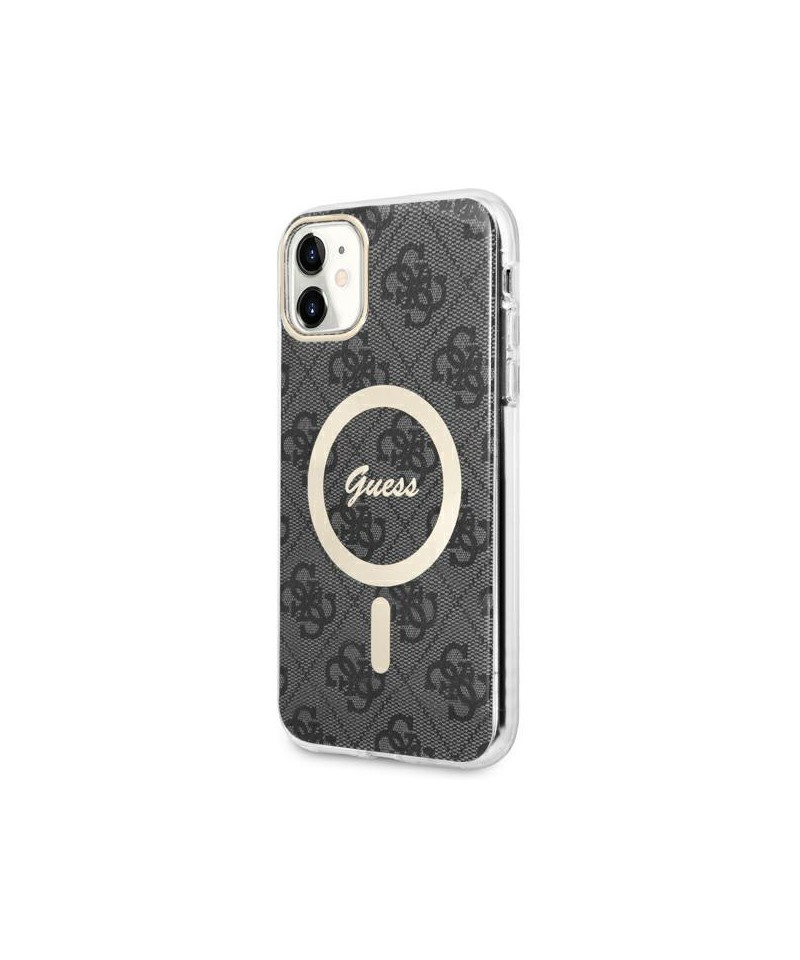 Guess GUHMN61H4STK iPhone 11 6.1" black/black hardcase 4G MagSafe