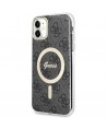 Guess GUHMN61H4STK iPhone 11 6.1" black/black hardcase 4G MagSafe