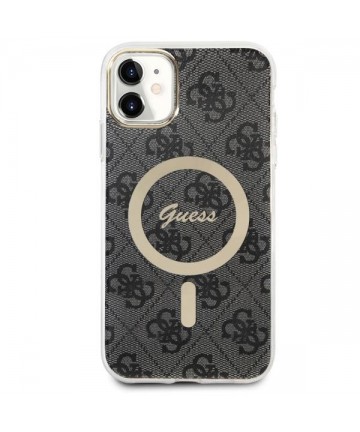 Guess GUHMN61H4STK iPhone 11 6.1" black/black hardcase 4G MagSafe