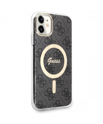 Guess GUHMN61H4STK iPhone 11 6.1" black/black hardcase 4G MagSafe