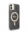 Guess GUHMN61H4STK iPhone 11 6.1" black/black hardcase 4G MagSafe