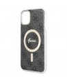 Guess GUHMN61H4STK iPhone 11 6.1" black/black hardcase 4G MagSafe