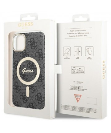 Guess GUHMN61H4STK iPhone 11 6.1" black/black hardcase 4G MagSafe