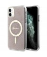 Guess GUHMN61H4STP iPhone 11 6.1" pink/pink hardcase 4G MagSafe