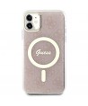 Guess GUHMN61H4STP iPhone 11 6.1" pink/pink hardcase 4G MagSafe