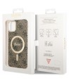 Guess GUHMN61H4STW iPhone 11 6.1" brown/brown hardcase 4G MagSafe