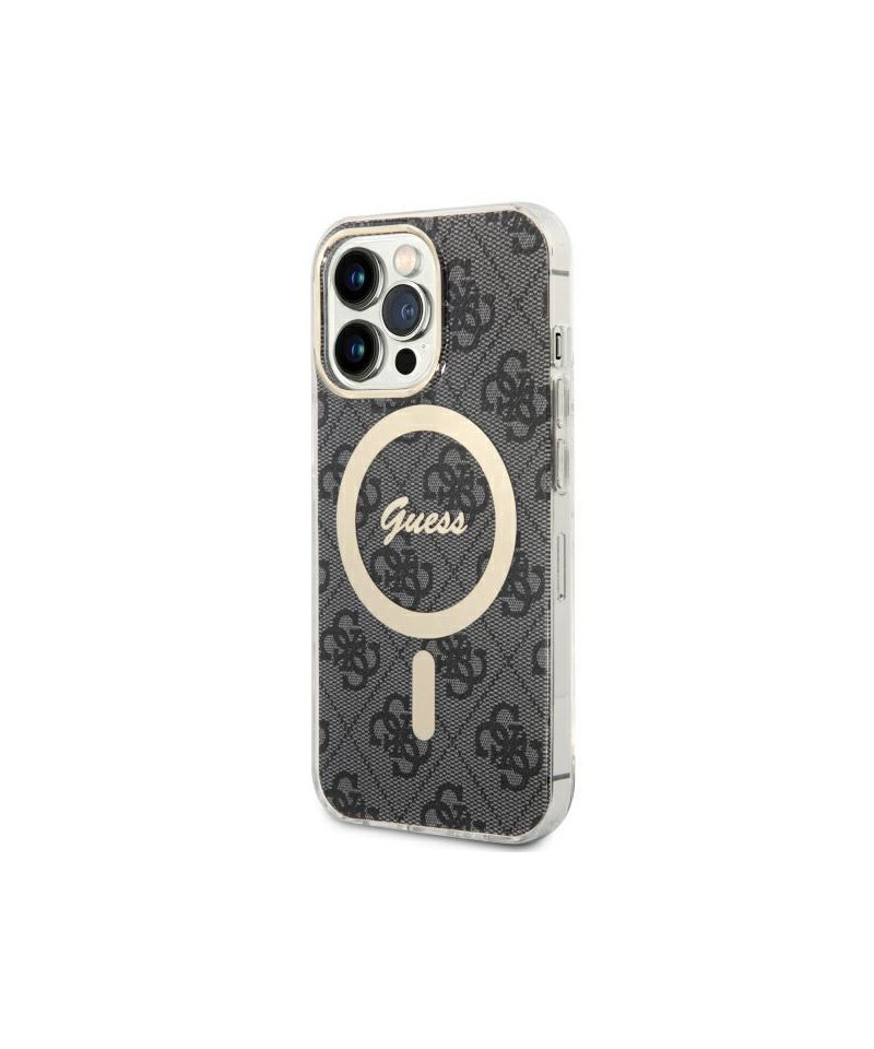 Guess GUHMP13LH4STK iPhone 13 Pro / 13 6.1" black/black hardcase 4G MagSafe