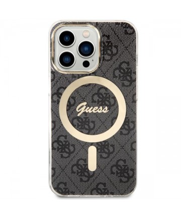 Guess GUHMP13LH4STK iPhone 13 Pro / 13 6.1" black/black hardcase 4G MagSafe