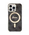 Guess GUHMP13LH4STK iPhone 13 Pro / 13 6.1" black/black hardcase 4G MagSafe